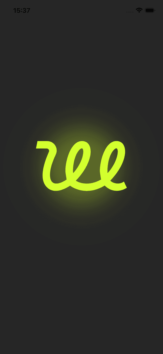 Telas do app weepix em smartphones